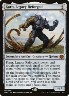 Karn, Legacy Reforged March of the Machine- The Aftermath